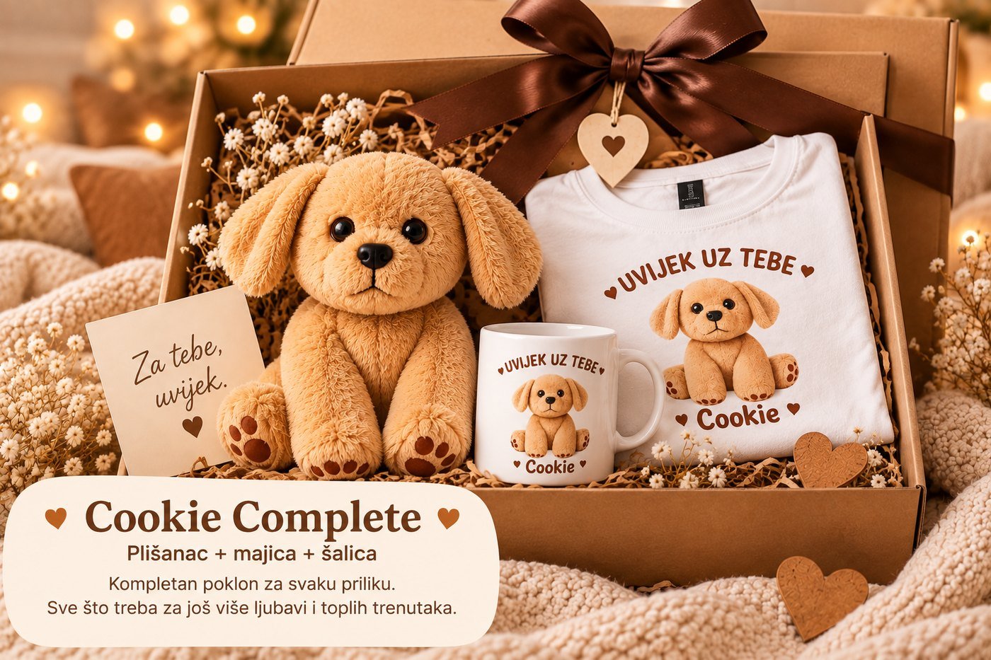 Cookie Complete set s plišancem, majicom i šalicom